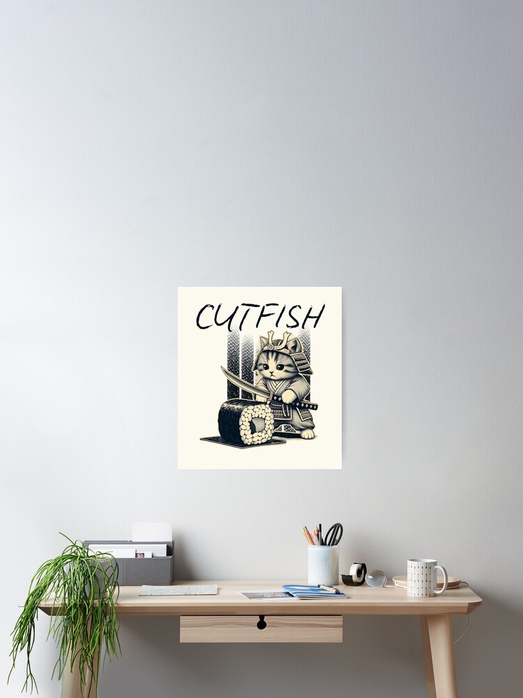 Thumbnail 2 of 3, Poster, Cutfish designed and sold by Peerless-Prime.