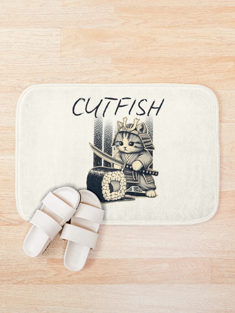 Thumbnail 1 of 6, Bath Mat, Cutfish designed and sold by Peerless-Prime.