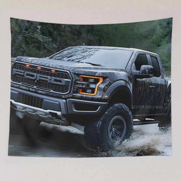 Item preview, Camo Ford Raptor F-150 – Built for Adventure, Designed to Stand Out IV designed and sold by AutoPopStudio.