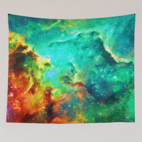Item preview, Vibrant Galaxy Canvas Art designed and sold by Health And Fitness Posts e-Store.