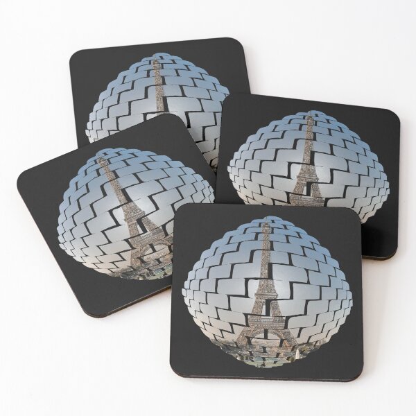 Item preview, Paris: Gaze at the Eiffel Tower in a mosaic sphere designed and sold by colorfulofparty.