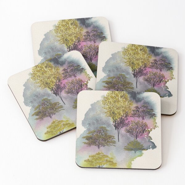 Item preview, Hill of Trees Watercolor designed and sold by Penny Ward Marcus.
