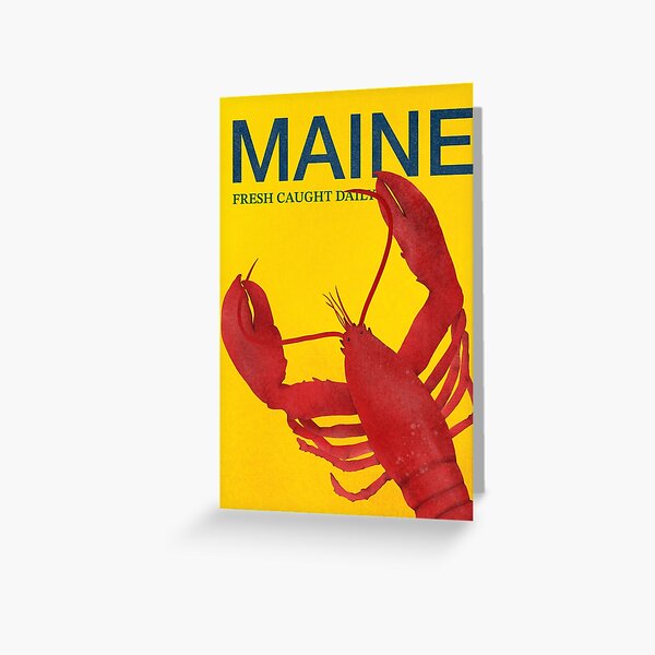 Item preview, Lobster Poster designed and sold by Natalie Tien Illustration.