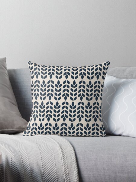 Item preview, Running Vine - navy designed and sold by Willow & Grace Designs.