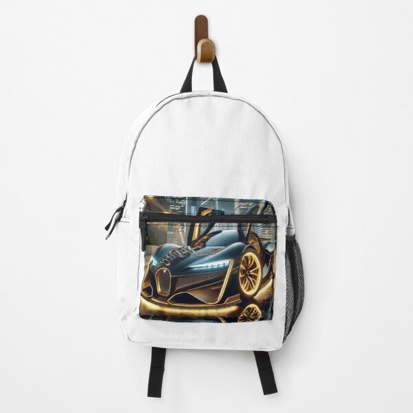 Item preview, Futuristic Luxury Supercar | Black & Gold Hypercar | Elite Automotive Art designed and sold by AkilaCreations .