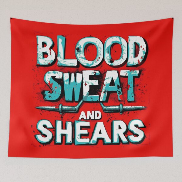 Item preview, Blood, Sweat and Shears - Sheep Shearer Toast 001 designed and sold by TeesYouWant.