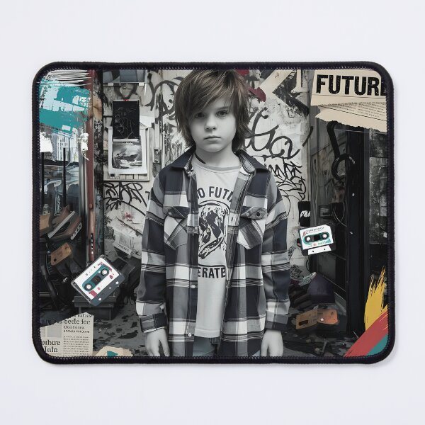 Item preview, Young British Artists (YBA) Grunge Kid – The Raw & Rebellious Outsider designed and sold by AI-Syn-Pro.