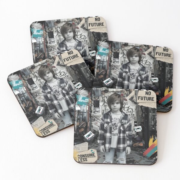 Item preview, Young British Artists (YBA) Grunge Kid – The Raw & Rebellious Outsider designed and sold by AI-Syn-Pro.