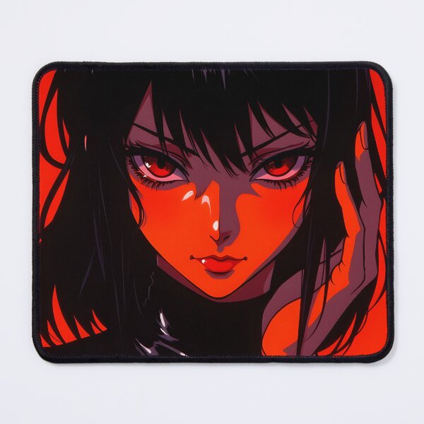Item preview, Crimson Shadow Anime Portrait designed and sold by Alahchin Art.
