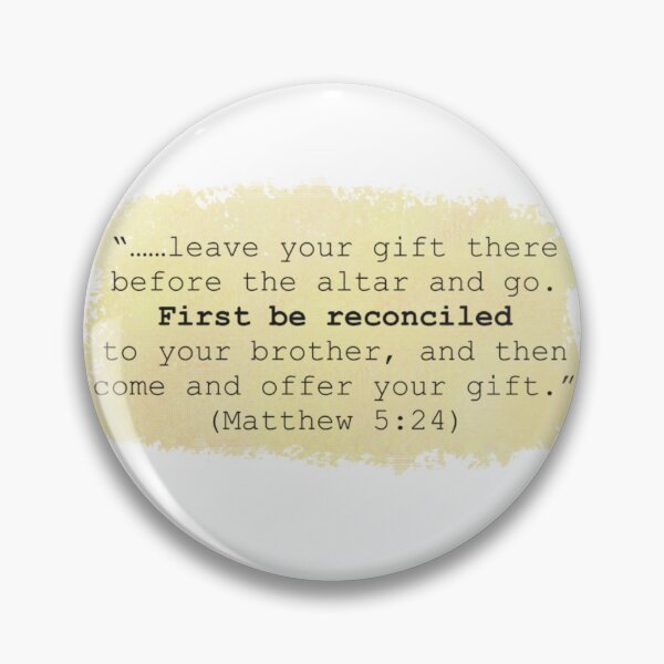 Item preview, Jesus, Faith, Stickers, Life, Christian, Reconciled, Bible Verses, Christianity, Words of God, Matthew 5:24 designed and sold by SHiNStudio.