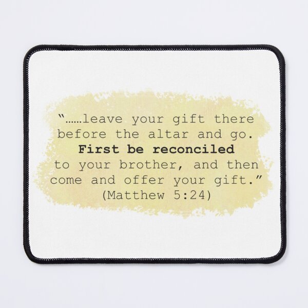Item preview, Jesus, Faith, Stickers, Life, Christian, Reconciled, Bible Verses, Christianity, Words of God, Matthew 5:24 designed and sold by SHiNStudio.