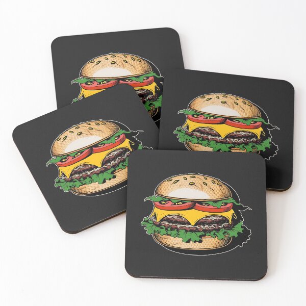 Item preview, Hamburga Realistic Burger – Tasty Cheeseburger Art for Food Lovers designed and sold by UniversalFlair.