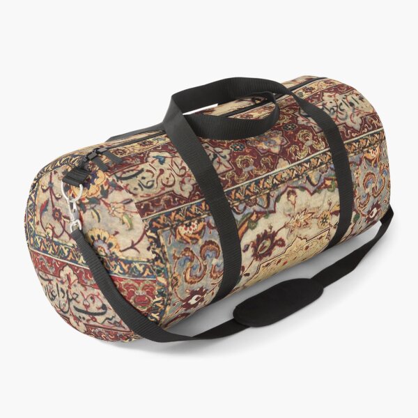 Item preview, Safavid Silk Metal-Thread Persian Rug Print designed and sold by Vicky Brago-Mitchell®.