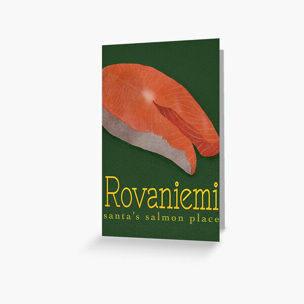 Item preview, Salmon Poster designed and sold by Natalie Tien Illustration.