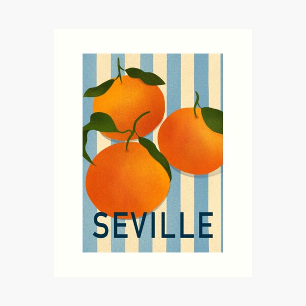 Item preview, Oranges Poster designed and sold by Natalie Tien Illustration.