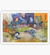 Untitled - "A Stranger is Abstract" Print Sticker