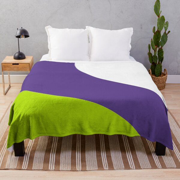 Item preview, Simple Waves in Lime Green and Purple designed and sold by LAEC-Shop.