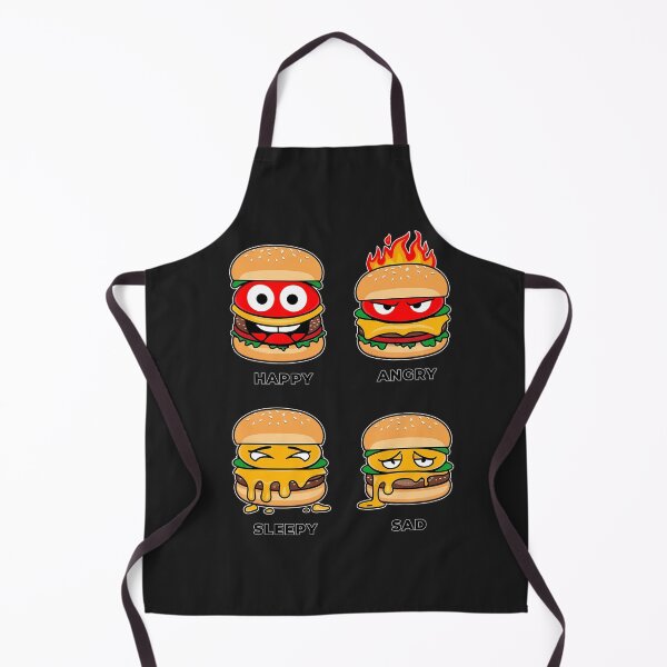 Item preview, Hamburga Mood Burgers – Funny Cheeseburger Faces Collection designed and sold by UniversalFlair.