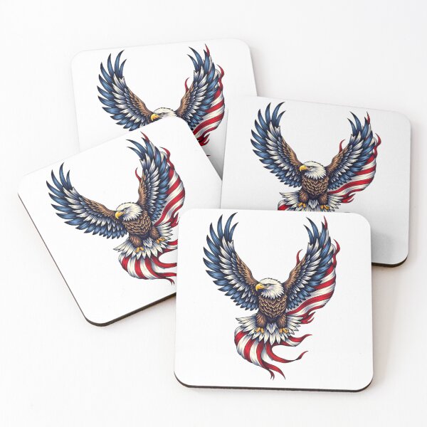 Item preview, American eagle with outstretched wings designed and sold by visualarte.