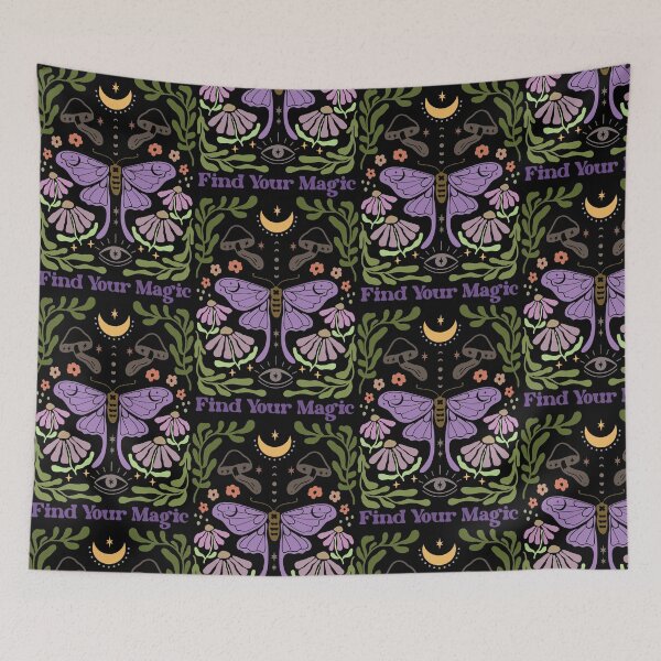 Item preview, Find Your Magic Butterfly Design – Boho Vibes designed and sold by FaeryNuff.