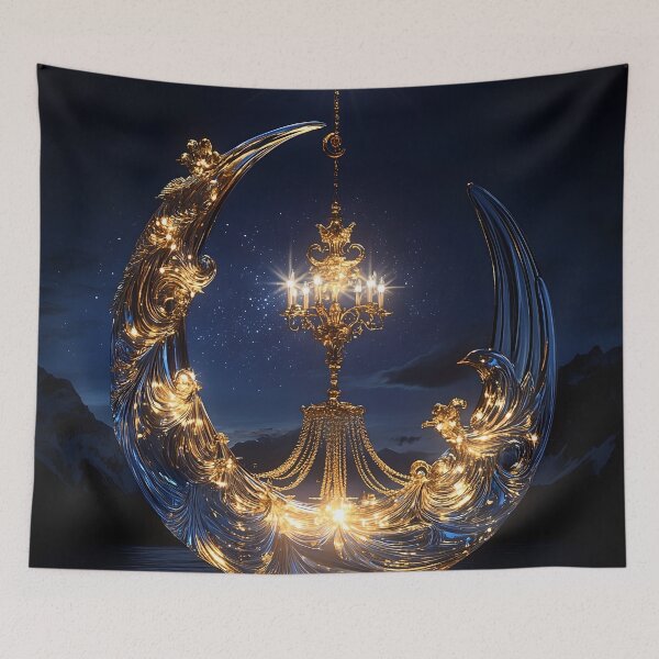 Item preview, Moon Chandelier designed and sold by yinyuecreation.