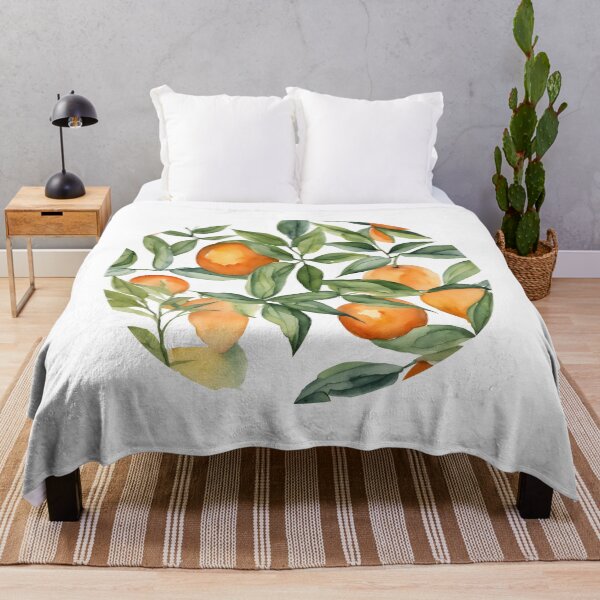 Item preview, Watercolor Oranges Painting designed and sold by poppet103.
