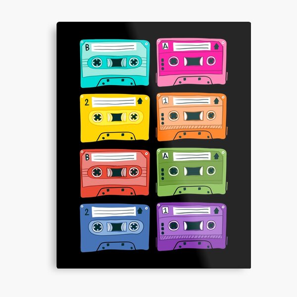 MIXTAPES ARE COOL Metal Print