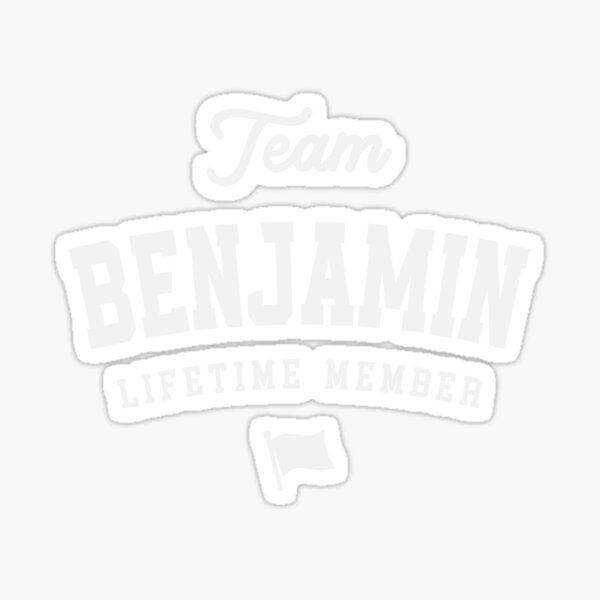 Artikel-Vorschau von Team Benjamin Lebenslanges Mitglied Lustiger Name Benjamin, designt und verkauft von cidolopez.