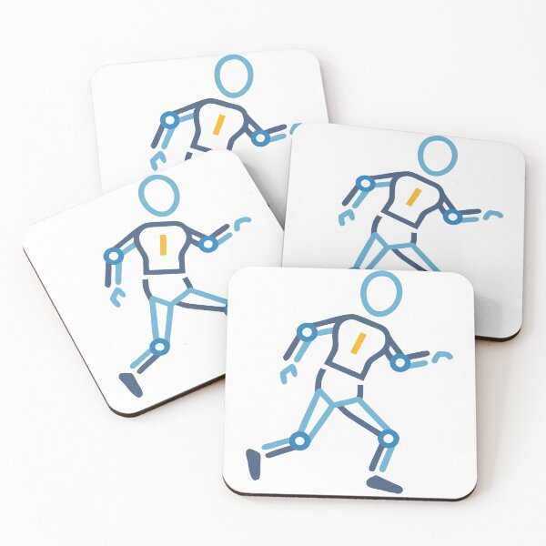 Item preview, Minimalist Illustration of a Running Figure with Number One designed and sold by Creative88Art.