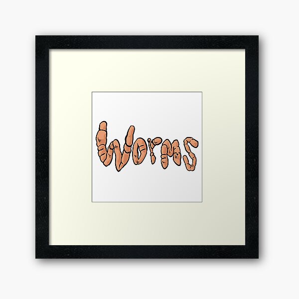 Item preview, Worm Letters designed and sold by planetziltar.