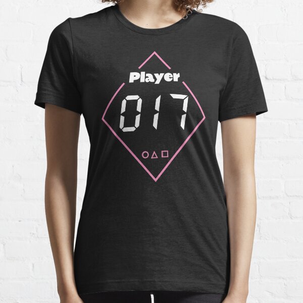 Item preview, SQUID GAME, Player 017. Player number, 017. Deadly Game. Korean survival drama. designed and sold by bekksa.
