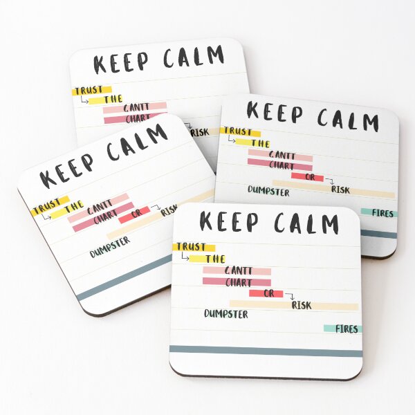 Item preview, Keep Calm Project manager project plan gantt or dumpster fire designed and sold by Awesomefamily.
