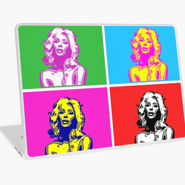 Aperçu de l'œuvre Pop Art Rétro Kim Kay Marilyon Monroe créée et vendue par popartdemo.