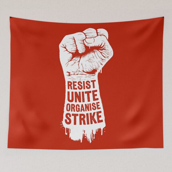 Item preview, Resist Unite Organise Strike designed and sold by Eat the Rich.