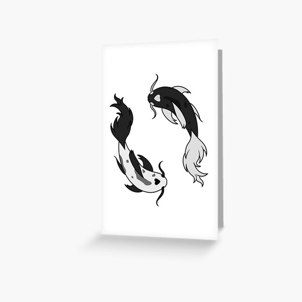 Item preview, Monochrome Koi designed and sold by SkeleSam79.