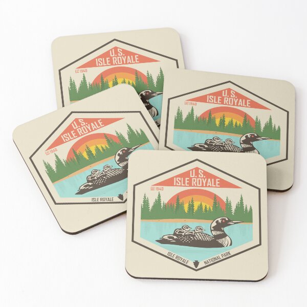 Item preview, Isle Royale National Park Loon designed and sold by moosewop.