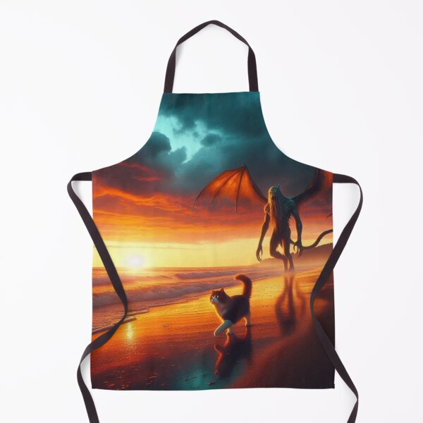 Item preview, sunset and cat,fantastic creature designed and sold by Dogandesighn.