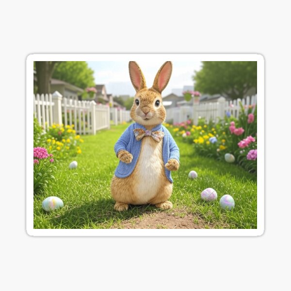 Item preview, Peter Rabbit’s Egg-Stravaganza: The Easter Bunny Invades Suburbia designed and sold by JohnManuelPhoto.