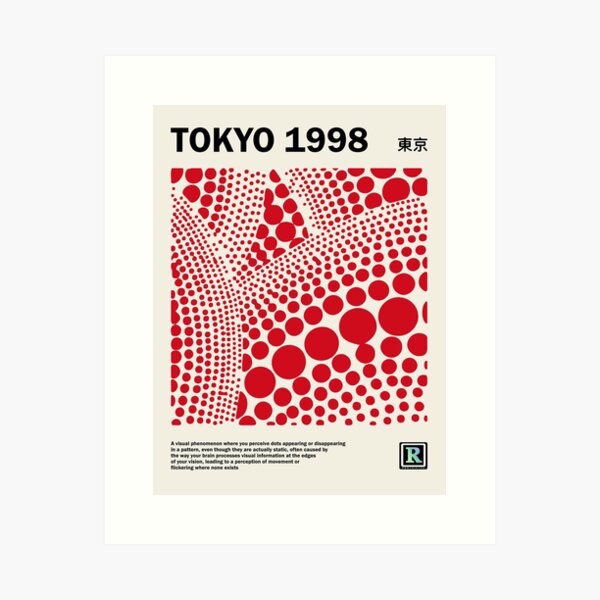 Aperçu de l'œuvre Tokyo 1998 : Echos optiques créée et vendue par Chromesthezia.