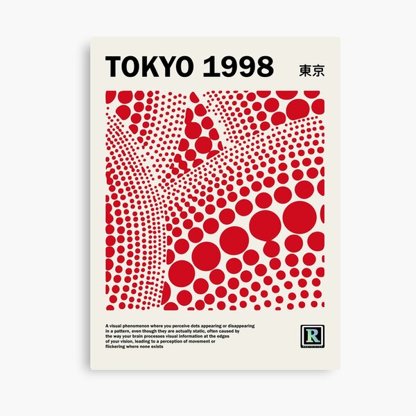 Aperçu de l'œuvre Tokyo 1998 : Echos optiques créée et vendue par Chromesthezia.