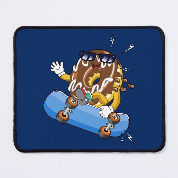 Item preview, Chocolate Donut Skateboard Skater designed and sold by LESSILU.