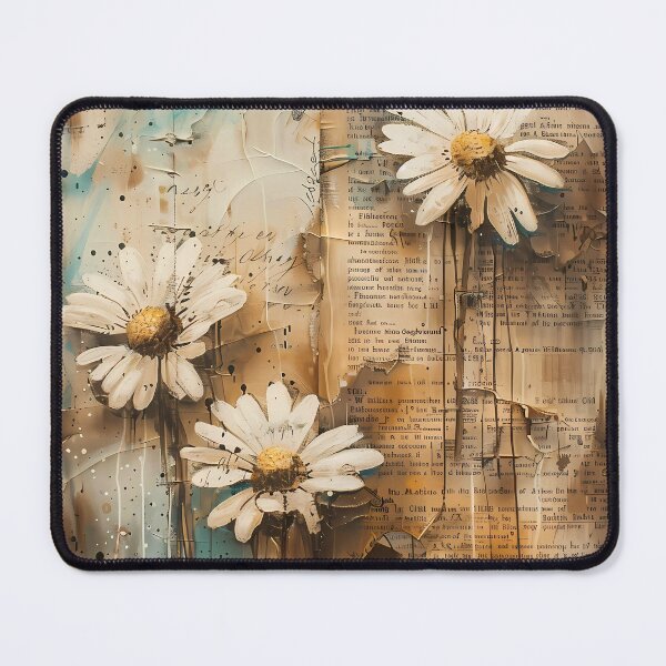 Item preview, Aged Junk Journal Vintage Daisy, Scrapbook, Vintage Ephemera designed and sold by ExploreElegance.