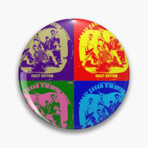 Item preview, Crazy Cavan and The Rhythm Rockers Warhol effect designed and sold by Ryanwear.