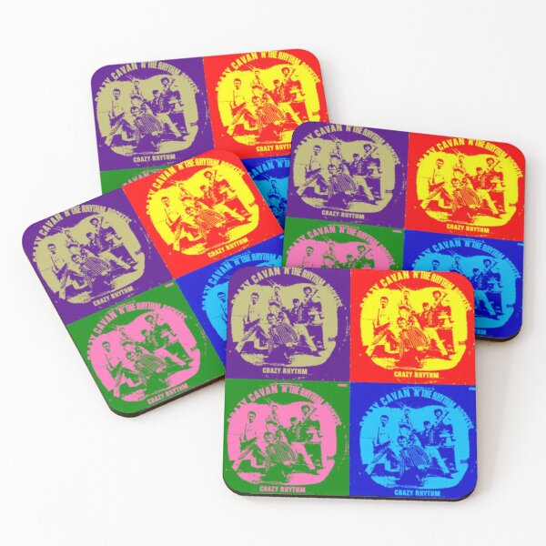 Item preview, Crazy Cavan and The Rhythm Rockers Warhol effect designed and sold by Ryanwear.