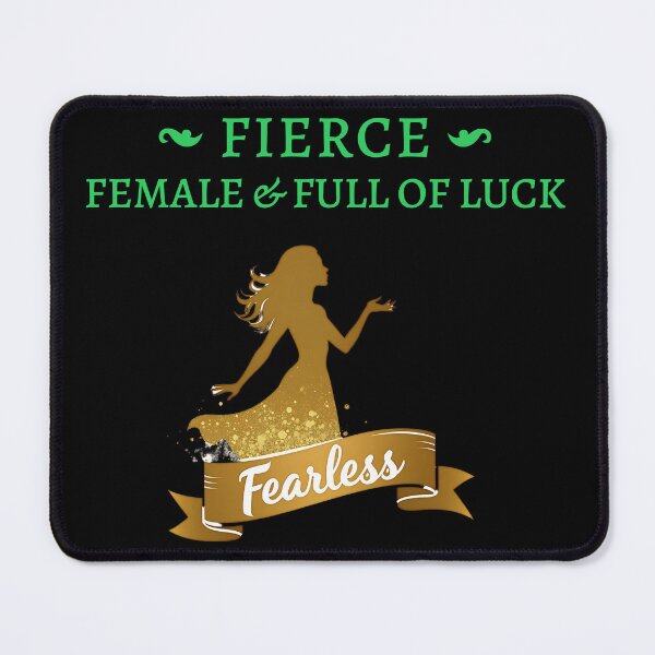 Item preview, Fierce, Female & Full of Luck designed and sold by gogettadriptees.