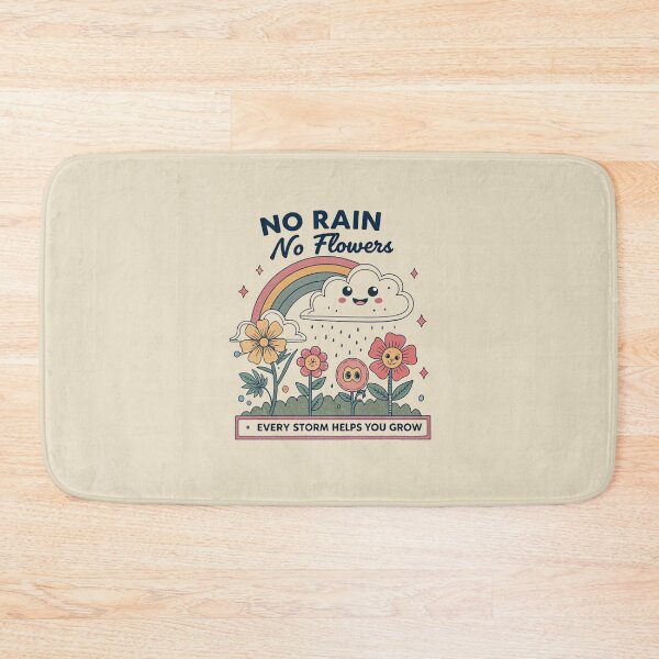 Item preview, No Rain, No Flowers designed and sold by SignumShop.