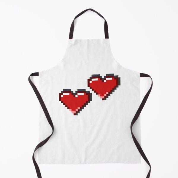 Item preview, two pixel hearts for couples designed and sold by pxlrobot.