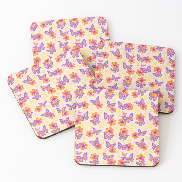 Item preview, Hippie seventies butterfly colorful design  designed and sold by Maussa Ivimas.