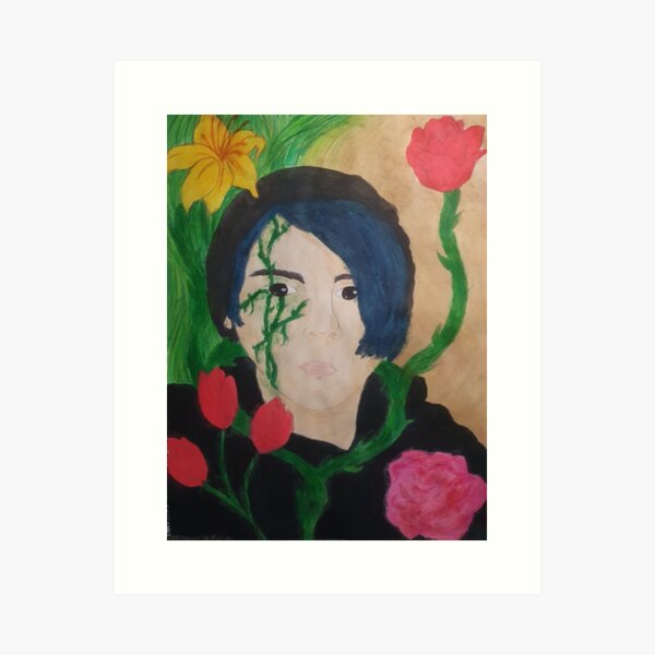 Aperçu de l'œuvre Portrait de fleur créée et vendue par SkeleSam79.