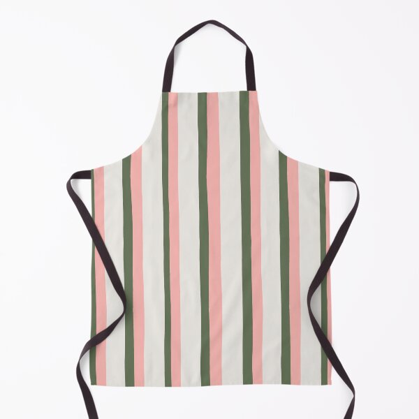 Item preview, Hand Drawn Vertical Stripes Muted Green & Pink designed and sold by soundlesswaves.